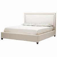 кровать двуспальная 160х200 бежевая dakota+ в Сочи