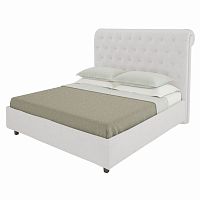 кровать подростковая с мягкой спинкой 140х200 белая sweet dreams в Сочи