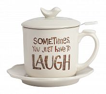 чайный набор sometimes you just have to laugh в Сочи
