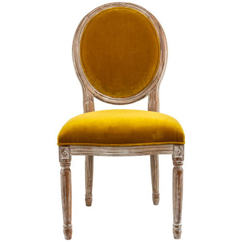 стул «луи / медовая горчица» (бархат, лесной орех) в Сочи