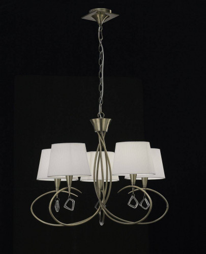 подвесная люстра mantra mara antique brass 1621 в Сочи