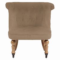 кресло amelie french country chair светло-коричневое в Сочи