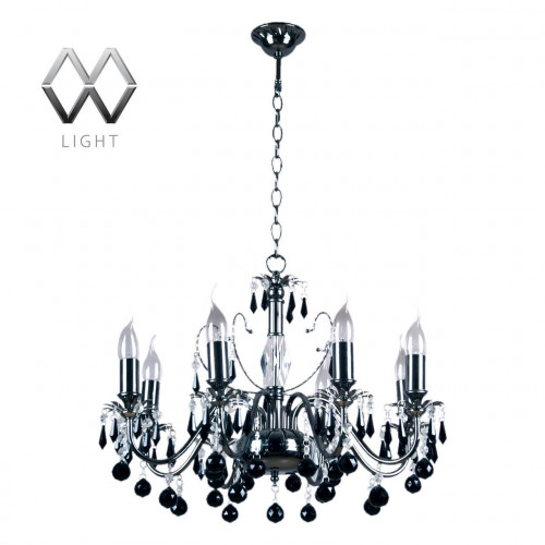 подвесная люстра mw-light барселона 313010208 черная в Сочи