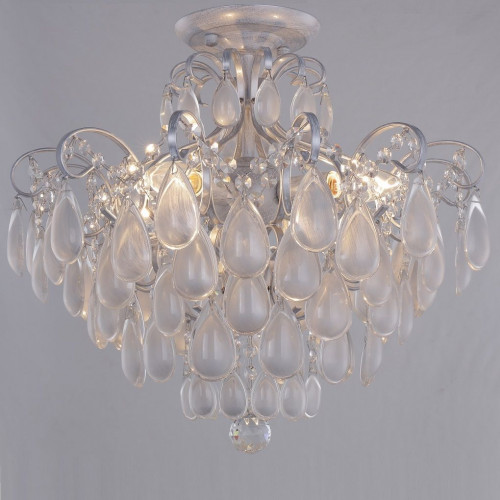 потолочная люстра crystal lux sevilia pl4 silver в Сочи