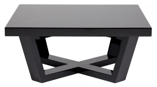 стол журнальный oak black varnish чёрный, лак в Сочи