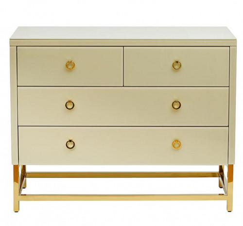 комод classic white белый, золото в Сочи