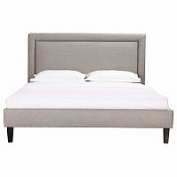 кровать двуспальная 160х200 серая laval upholstered в Сочи