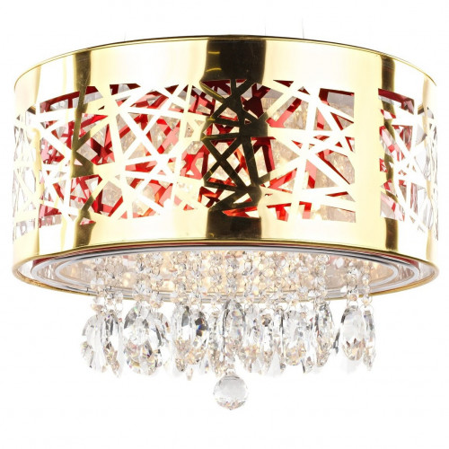 люстра nicolette золото, прозрачная в Сочи