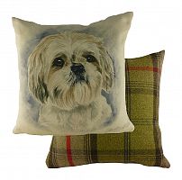 подушка с принтом waggydogs shihtzu в Сочи