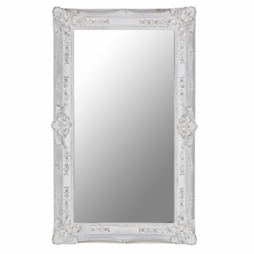 зеркало прямоугольное настенное белое ла-манш distressed chalk white в Сочи