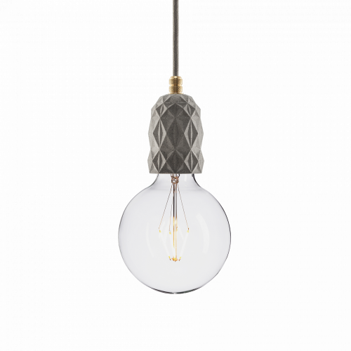 подвесной светильник beton air gray brass в Сочи