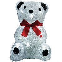 световая фигура медвежонок с бантом 3d в Сочи