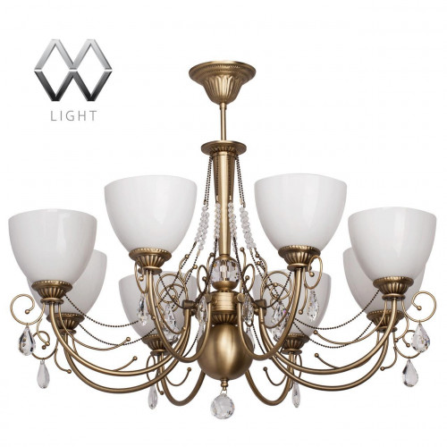 подвесная люстра mw-light фелиция 347016608 белая в Сочи