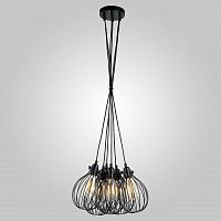 подвесная люстра eurosvet moll 50059/6 черный в Сочи