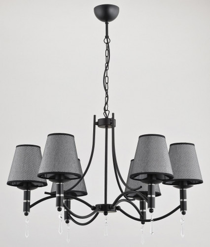 подвесная люстра alfa abil black silver 22966 в Сочи