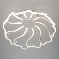 потолочный светодиодный светильник eurosvet begonia 90095/10 белый в Сочи