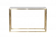 консоль белая с золотыми ножками bianco namibia 120x40x78 см в Сочи