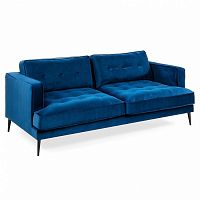 диван vinny трехместный темно-синий от la forma (ex julia grup) в Сочи
