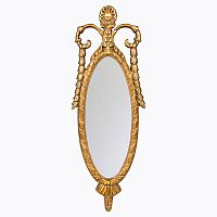 зеркало узкое золотое в виде амфоры офелия в Сочи
