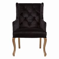 кресло с ушами черное ashby chair в Сочи