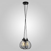 подвесная люстра eurosvet moll 50059/3 черный в Сочи