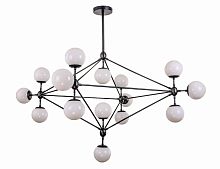люстра modo 15 black+white черная, белые плафоны в Сочи