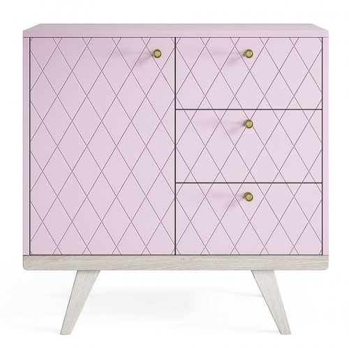 мини-комод thimon v2 белёный дуб лаванда гравировка 7 в Сочи