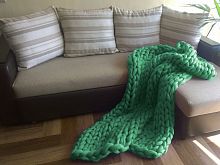 плед нежность зелёный большой в Сочи