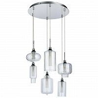 дизайнерская подвесная люстра spot light larissa 1890628 хром в Сочи