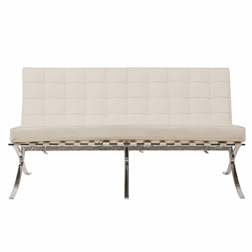 диван barcelona двухместный прямой молочный в Сочи