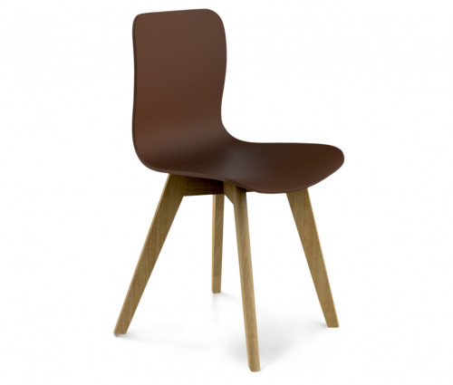 стул dsw коричневый s42 (eames style) в Сочи