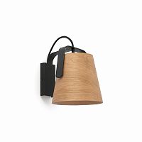 stood бра черное + wood e27 max 20w от faro в Сочи