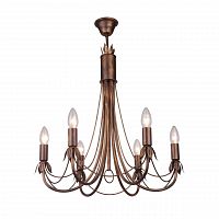 подвесная люстра toplight lucinda tl7350d-06br в Сочи