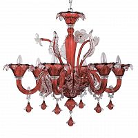 подвесная люстра ideal lux ca vendramin sp6 rosso в Сочи