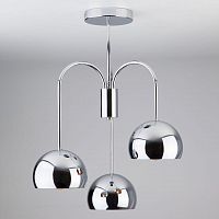 подвесная люстра eurosvet solario 70067/3 хром в Сочи