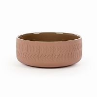 тарелка tactile диаметр 15 коричневый в Сочи