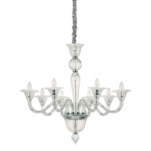 подвесная люстра ideal lux brigitta sp8 trasparente в Сочи