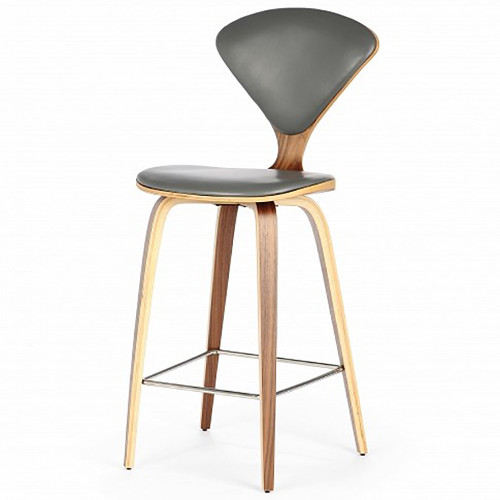 барный стул cherner с обивкой деревянные ножки в Сочи