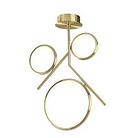 подвесная светодиодная люстра mantra olimpia oro 6581 золото в Сочи