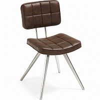 стул lola seat pu brown ножки из нержаеющей стали c589u09 от la forma (ex julia grup) в Сочи