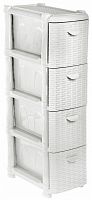комод idea (м-пластика) ротанг узкий 4 секции (м 2814) в Сочи