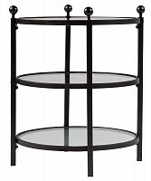 стол журнальный glass plateau черный в Сочи