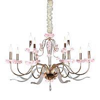 подвесная люстра omnilux muntiggioni oml-70413-12 розовая в Сочи