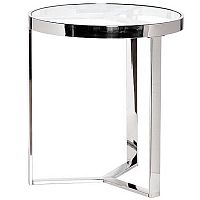 стол журнальный bridge chrome 50*55см хром в Сочи