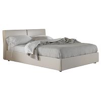 кровать двуспальная 160х200 белая из велюра dante в Сочи