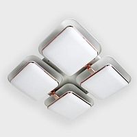 потолочный светодиодный светильник ambrella light orbital granule fg2034 wh 128w+48w d670*670 в Сочи