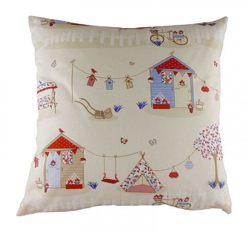 подушка с принтом summer holiday blue в Сочи