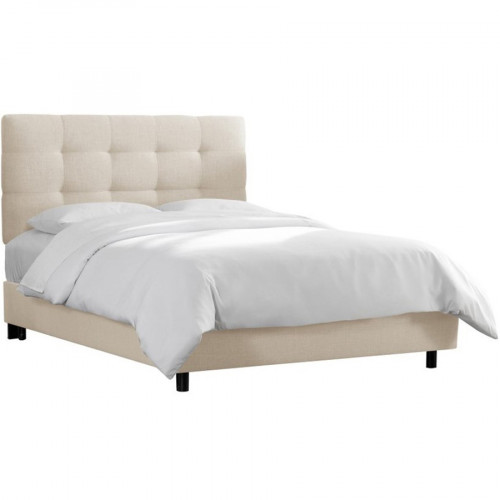 кровать двуспальная 180х200 белая alice tufted talc в Сочи