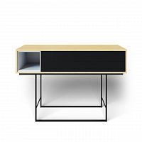 консоль черная с ящиками на металлических ножках quadro new в Сочи