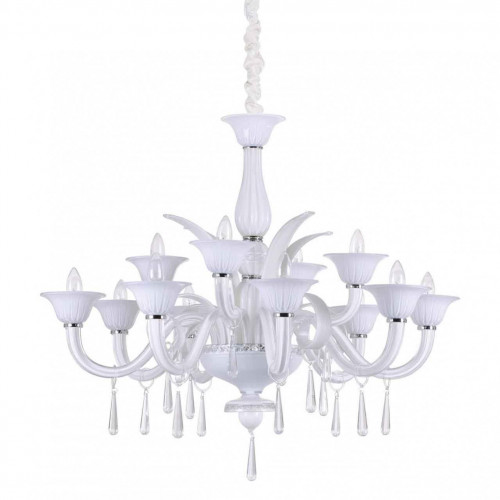 подвесная люстра ideal lux renoir sp12 bianco в Сочи
